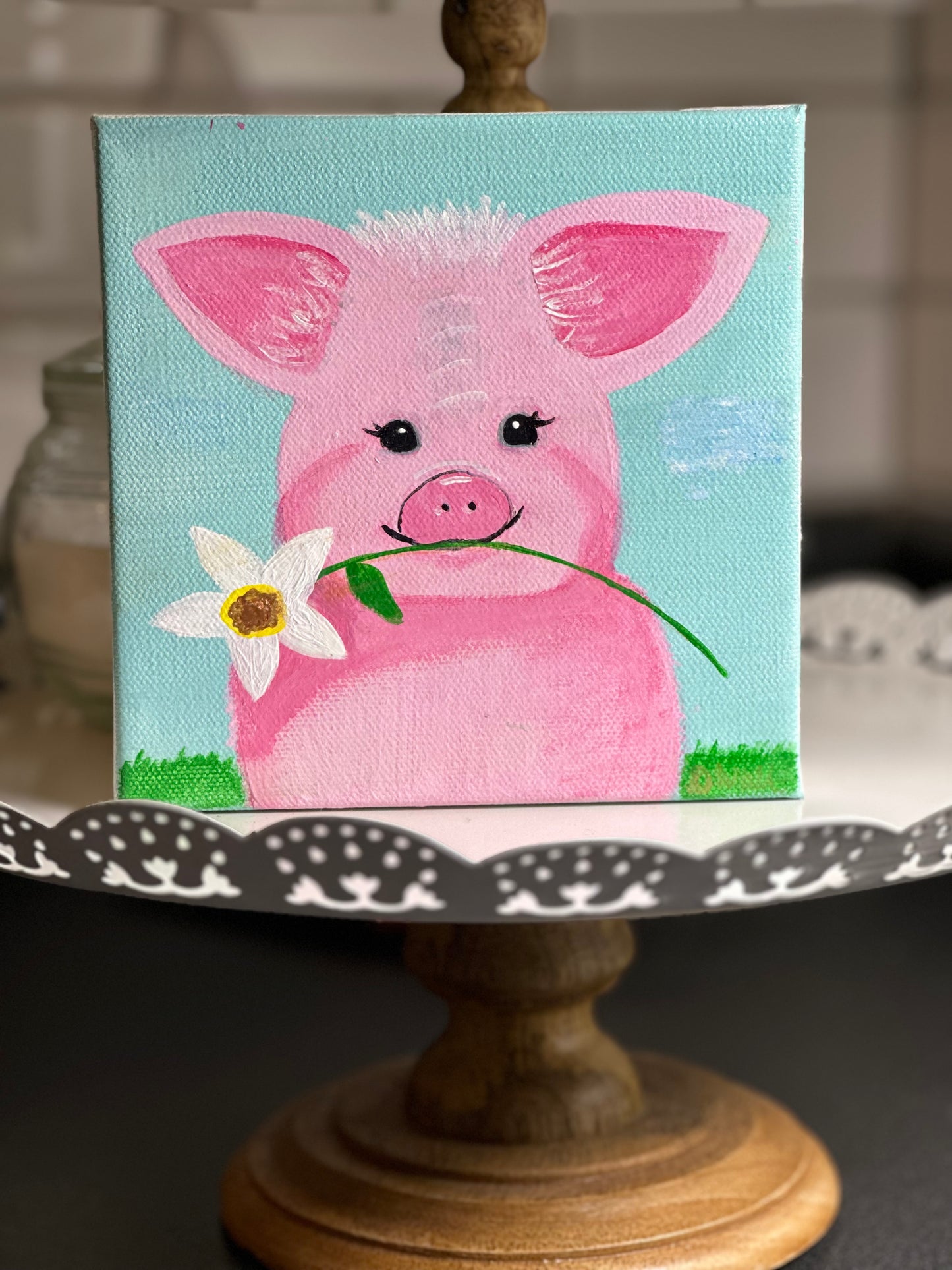 Piglet on Canvas