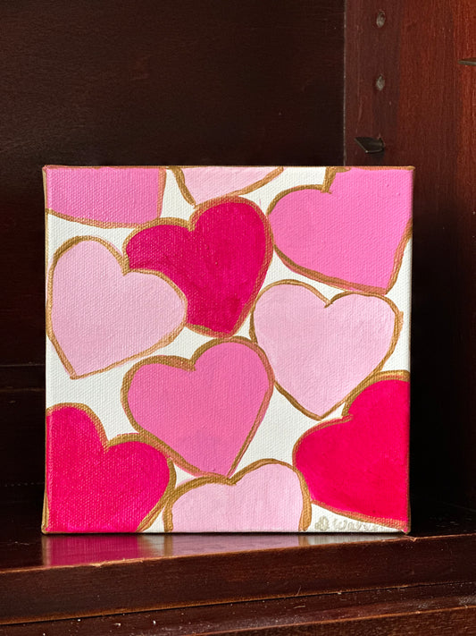 Hearts on Canvas